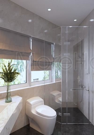 Thiết kế phòng tắm đứng tại nhà phố quận 9