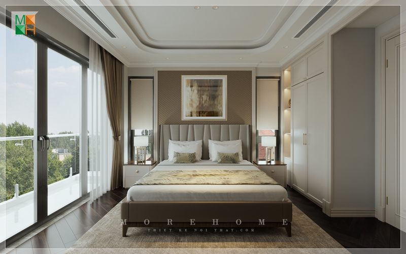 Giường ngủ bọc nệm đầu giường hiện đại cung cấp sự thoải mái và tiện nghi cho người sử dụng, giúp họ có thể thư giãn, đọc sách, trò chuyện và nghỉ ngơi dễ chịu nhất.