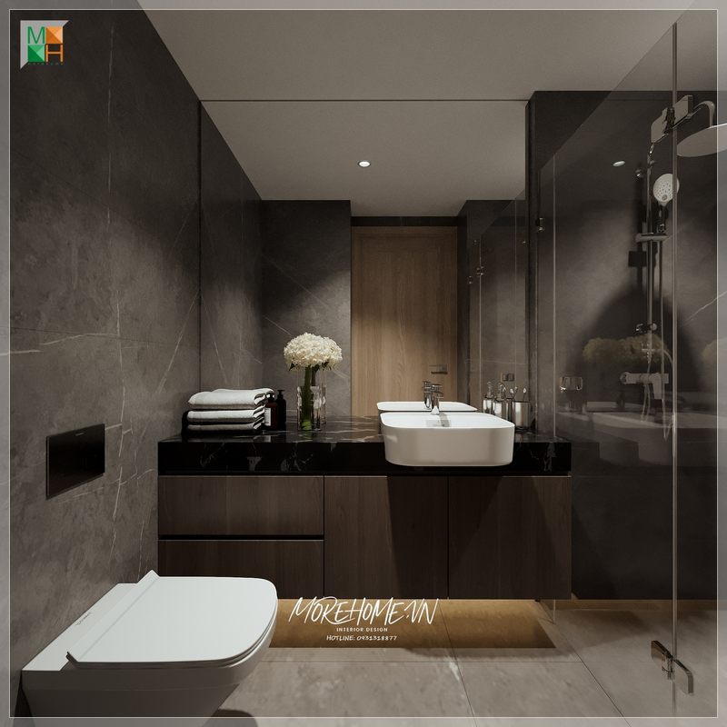 Gương phòng tắm hình chữ nhật hiện đại treo tường là một phần trang trí giúp làm đẹp không gian, cùng với ưu điểm là có thể sử dụng hiệu quả và tiện lợi cho gia chủ.